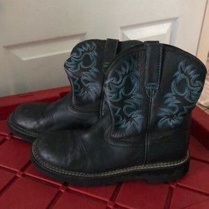 Women’s Ariat Cowboy Boots Black Size 9
